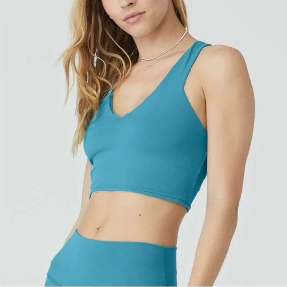 ALO set yoga 7/8 High Waist Airlift Legging Airbrush Real Bra Tank top leggings - Picture 4 of 5